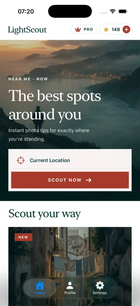 Near Me — AI-assisted photo-spot suggestions for your area